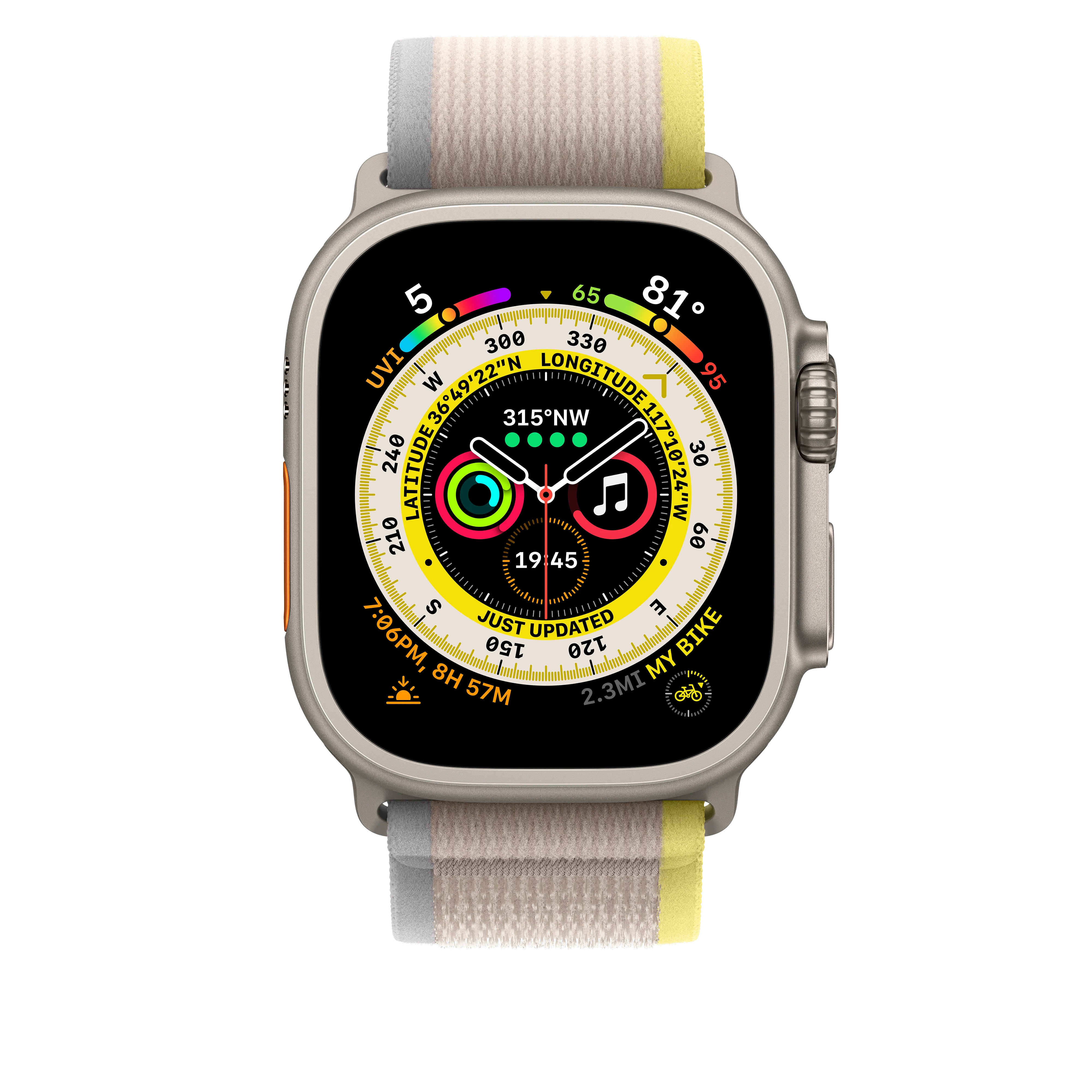 Correa Loop Trail amarilla/beis (49 mm) - Talla S/M - Image 3