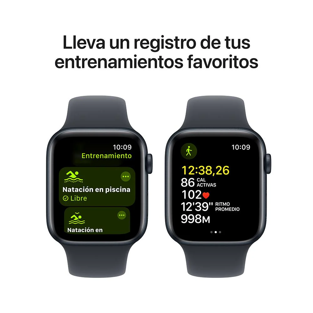 Apple Watch SE GPS • Caja de aluminio color medianoche de 44 mm • Correa deportiva color medianoche - M/L - Image 6