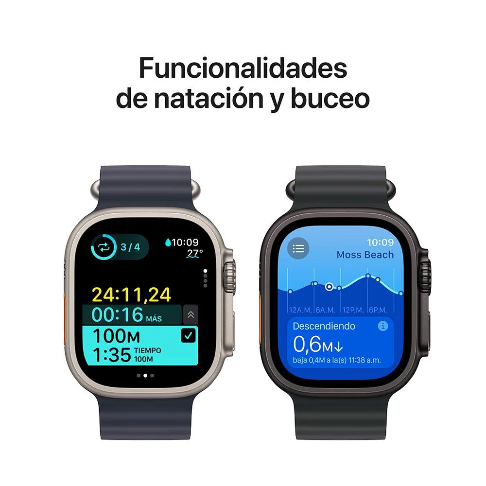 Apple Watch Ultra 2 GPS + Cellular • Caja de titanio natural de 49 mm • Correa Alpine color canela - Grande - Image 5