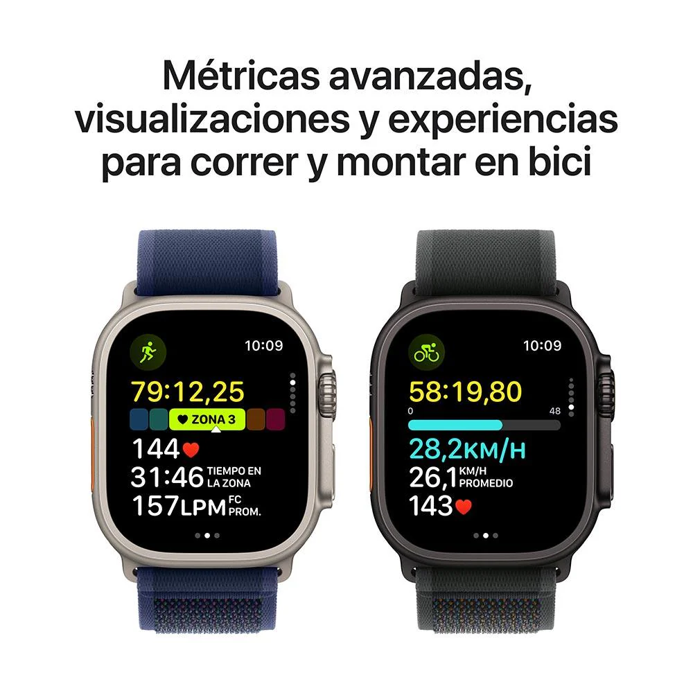 Apple Watch Ultra 2 GPS + Cellular • Caja de titanio negro de 49 mm • Correa Ocean negra - Image 4