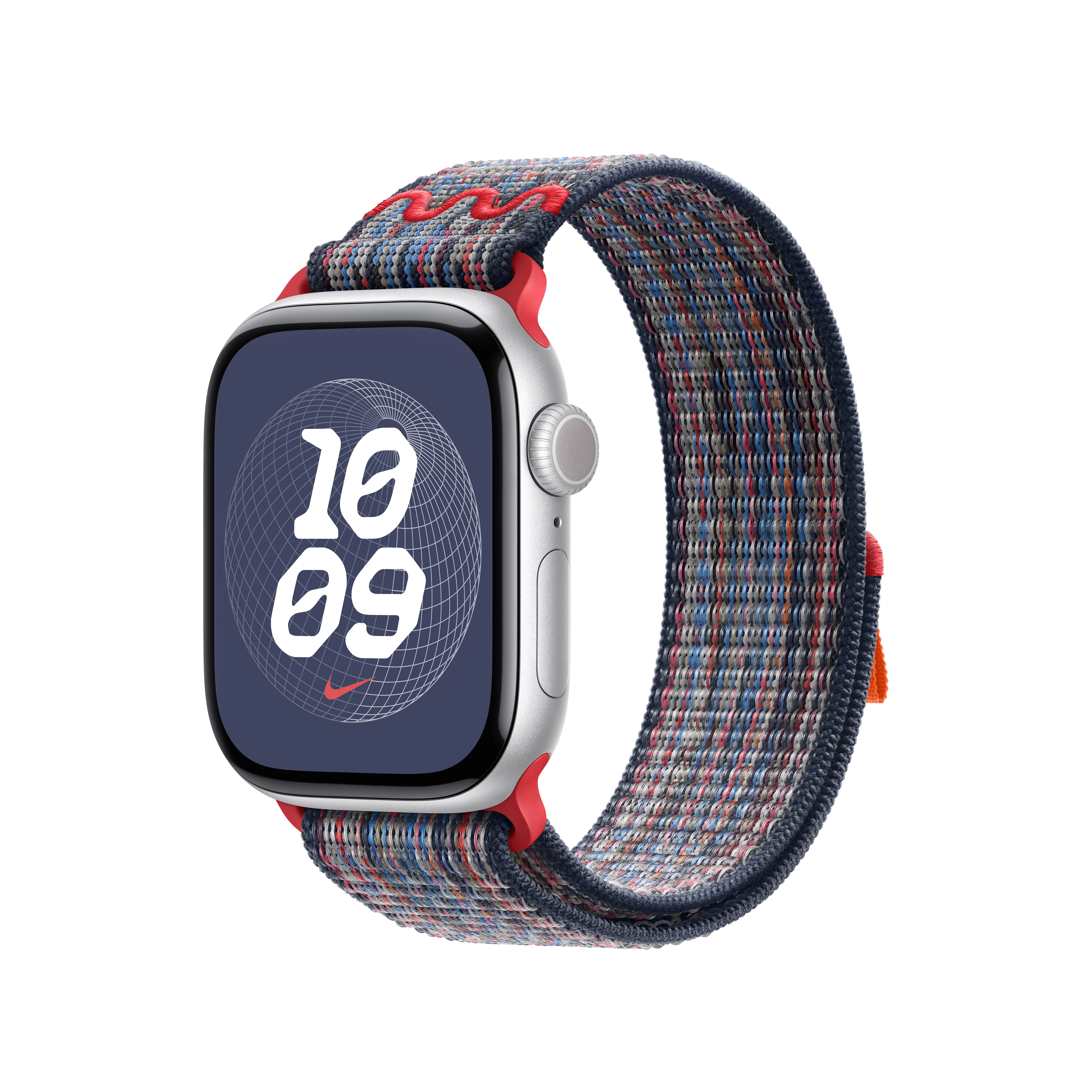 Correa loop deportiva Nike azul/roja para caja de 40 mm - Image 2