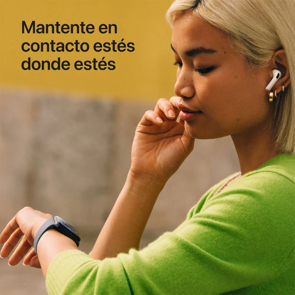 Apple Watch SE 3 GPS • Caja de aluminio blanco estelar de 44 mm • Correa deportiva blanco estelar - M/L - Image 4