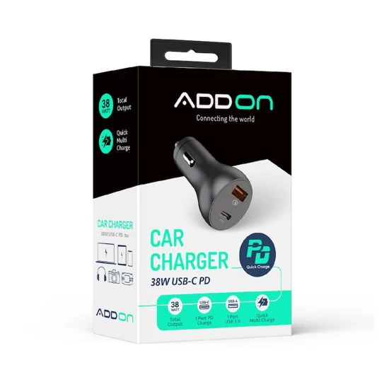 ADAPTADOR ADD ON PARA CARRO 38W USB-A/USB-C - Image 3