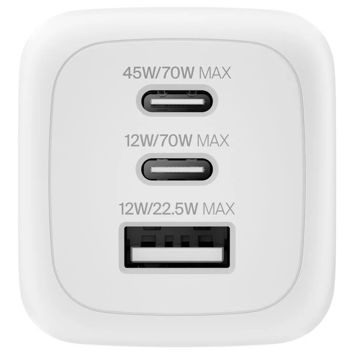 ADAPTADOR BELKIN PARED 70W USB-C USB-A - Image 3