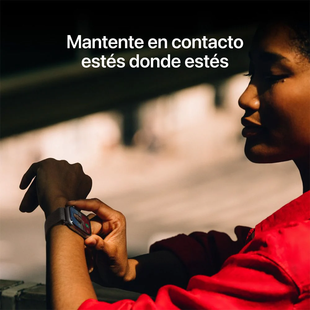 Apple Watch Series 11 GPS • Caja de aluminio color plata de 46 mm • Correa deportiva morado niebla – M/L - Image 7