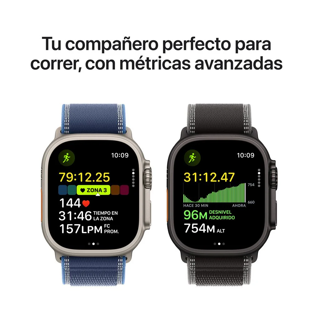 Apple Watch Ultra 3 GPS + Cellular • Caja de titanio negro de 49 mm • Correa Ocean negra - Image 4