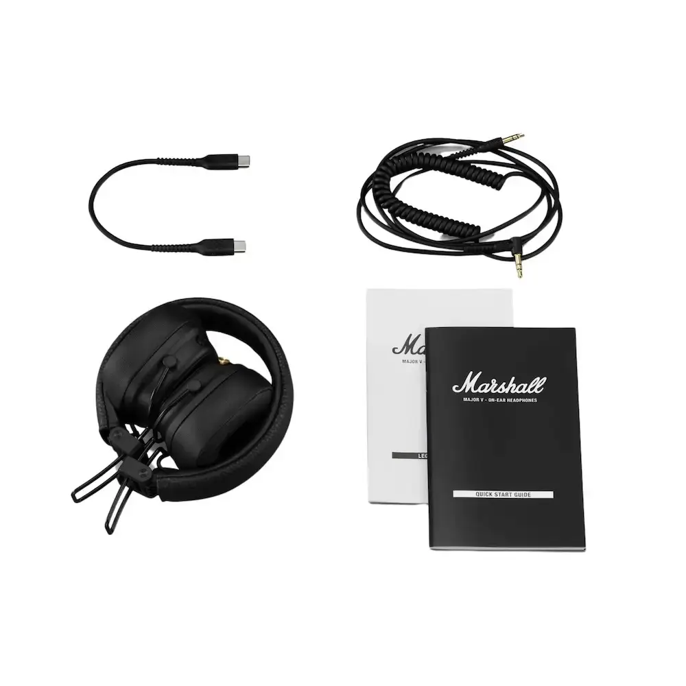 AUDIFONOS MARSHALL MAJOR V ON EAR BLUETOOTH BLACK - Image 5