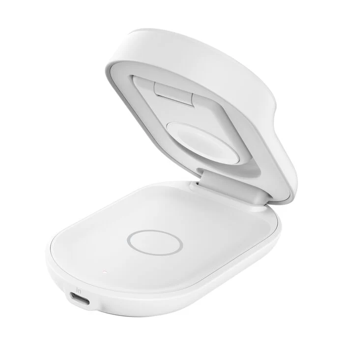 BASE DE CARGA BELKIN 3 EN 1 PLEGABLE 25W Qi2 WHITE - Image 7