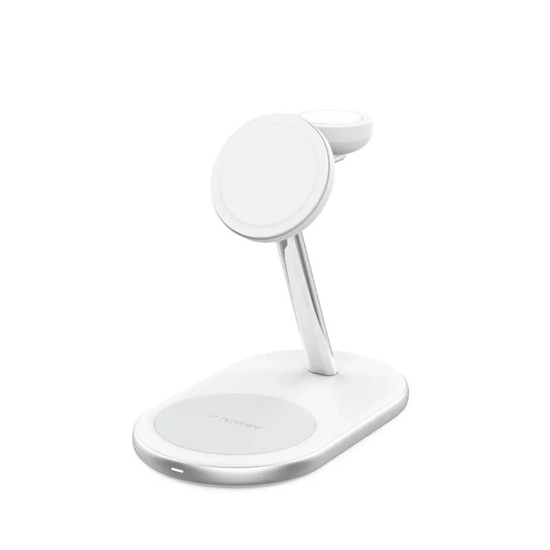 BASE DE CARGA VENTEV 3 EN 1 Qi2 15W MAGSAFE WHITE - Image 2
