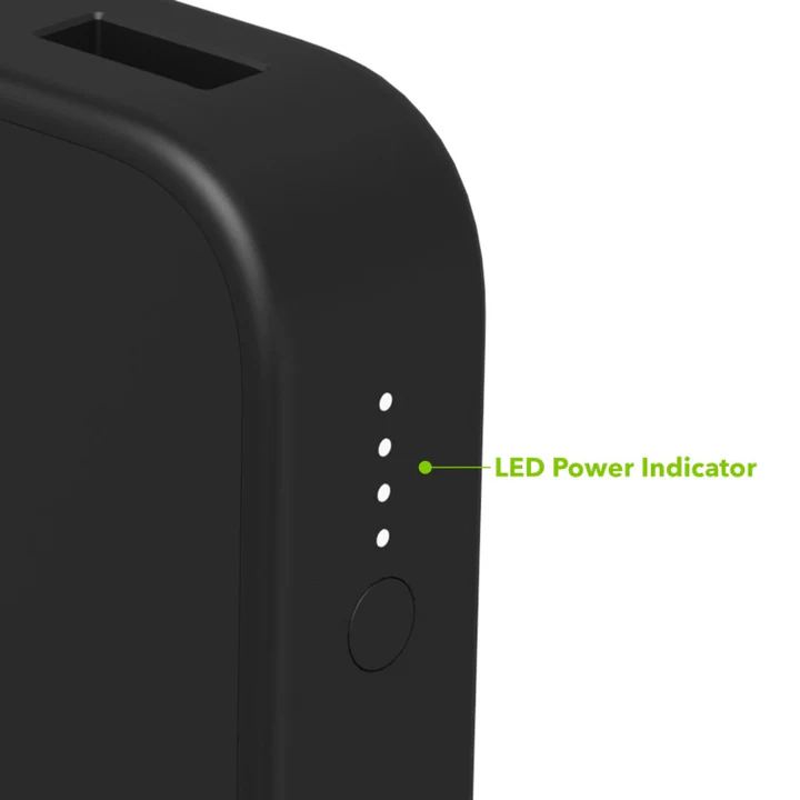 Batería 10,000mAh power boost puertos USB-C y USB-A - Negro - Image 8