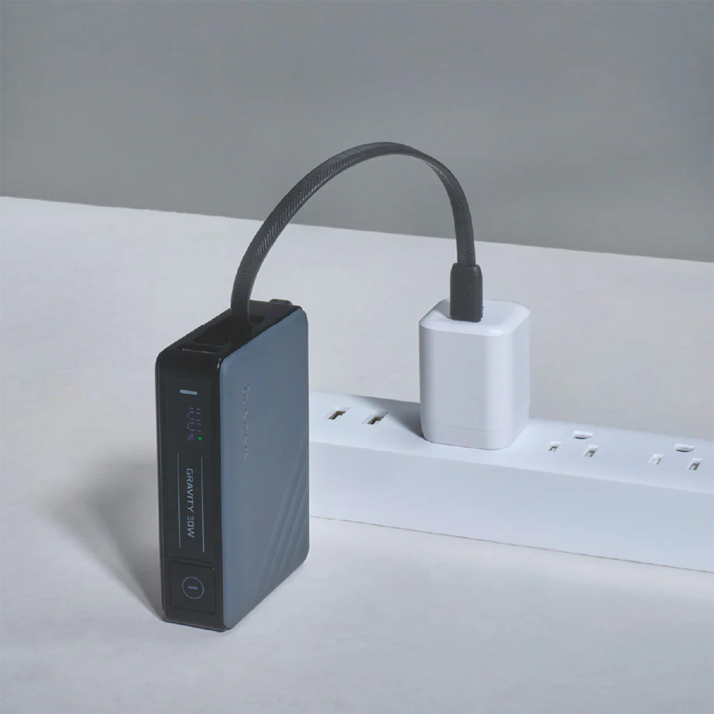 BATERIA ADAM ELEMENTS 30W GRAVITY 10000 mAh CABLE USB-C GREY - Image 5
