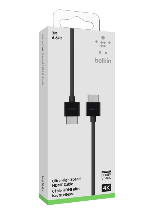 CABLE BELKIN HDMI A HDMI 8K 2M - BLACK - Image 5