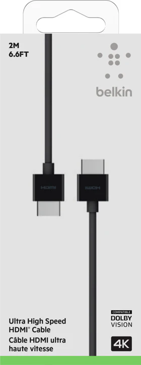 CABLE BELKIN HDMI A HDMI 8K 2M - BLACK - Image 6