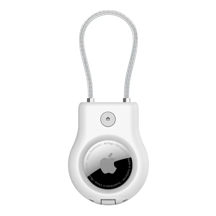PROTECTOR BELKIN PARA AIRTAG CON GUAYA DE SEGURIDAD - WHITE - Image 2