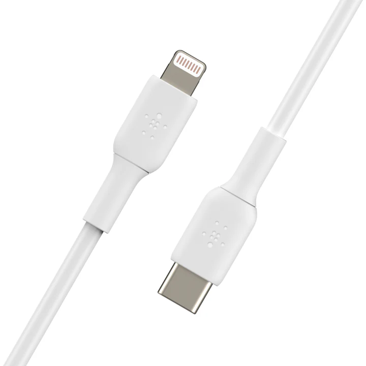 CABLE BELKIN USB-C A LIGHTNING 1M - WHITE - Image 3