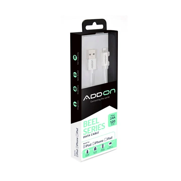 CABLE ADD ON USB-A A LIGHTNING 2M - BLACK - Image 2