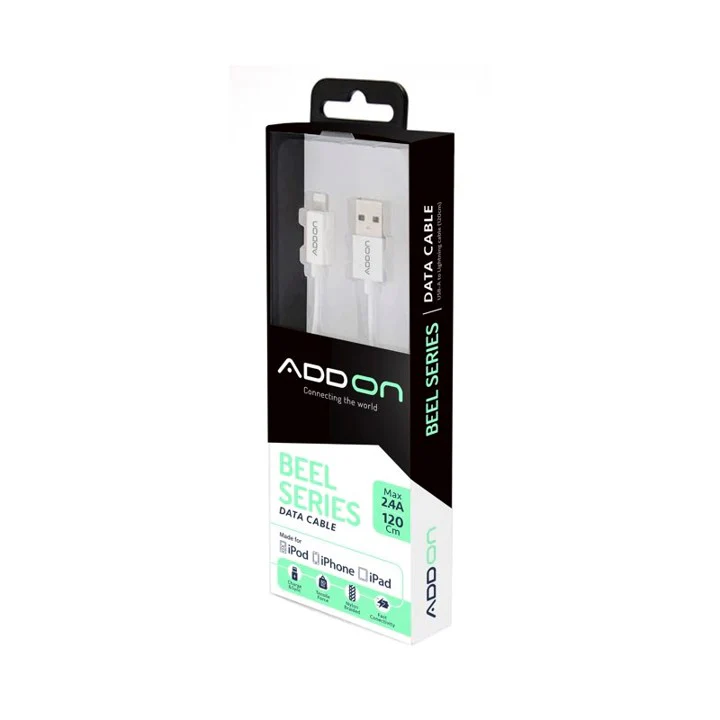 CABLE ADD ON USB-A A LIGHTNING 2M - BLACK - Image 3
