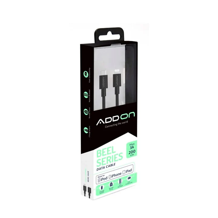 CABLE ADD ON USB-C A LIGHTNING 2M - BLACK - Image 2