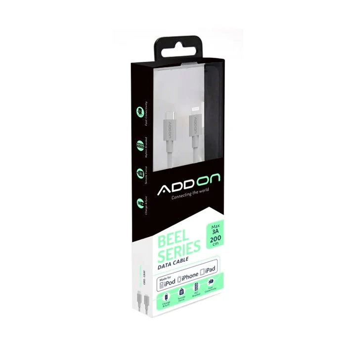 CABLE ADD ON USB-C A LIGHTNING 2M - GREY - Image 2