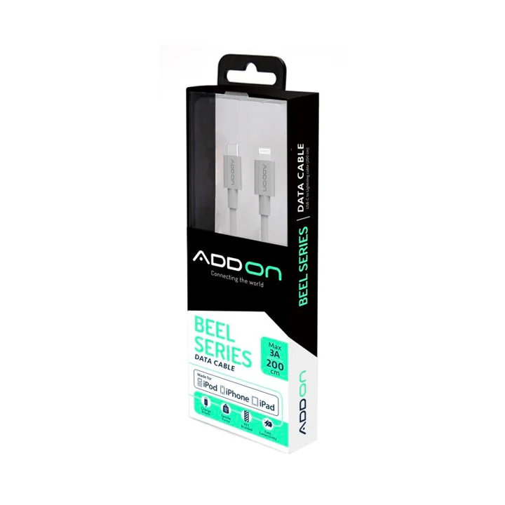 CABLE ADD ON USB-C A LIGHTNING 2M - GREY - Image 3