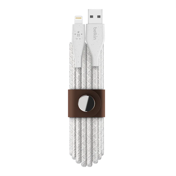 CABLE BELKIN USB-A A LIGHTNING DURATEK 3M - WHITE - Image 5