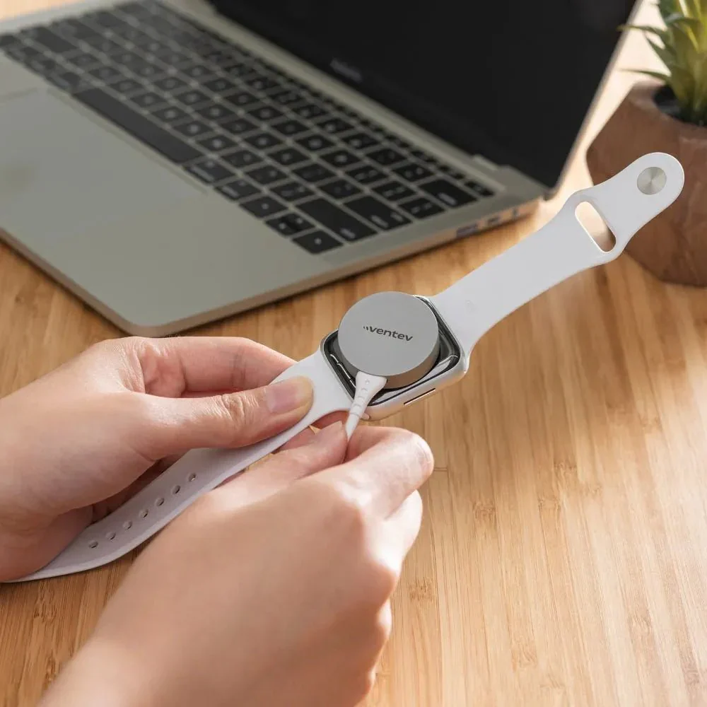 CABLE VENTEV USB-C A BASE MAGNETICA PARA APPLE WATCH 1M - WHITE - Image 2