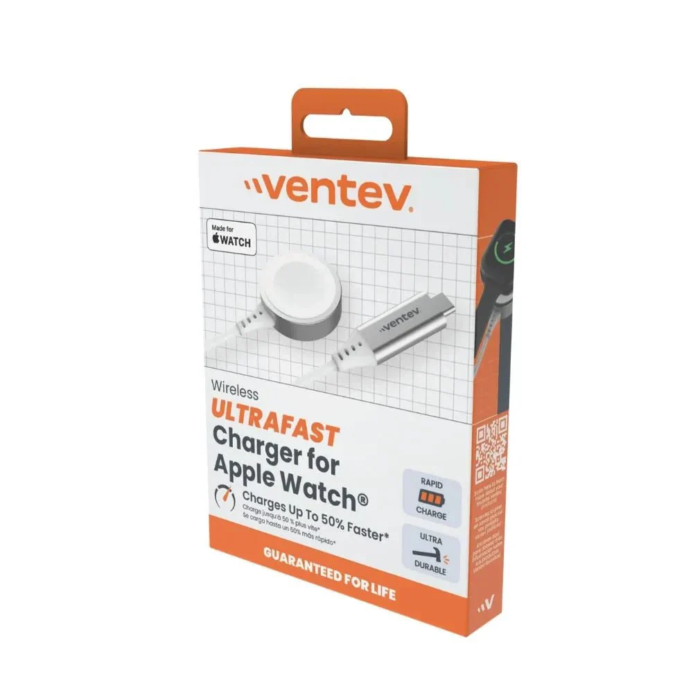 CABLE VENTEV USB-C A BASE MAGNETICA PARA APPLE WATCH 1M - WHITE - Image 3