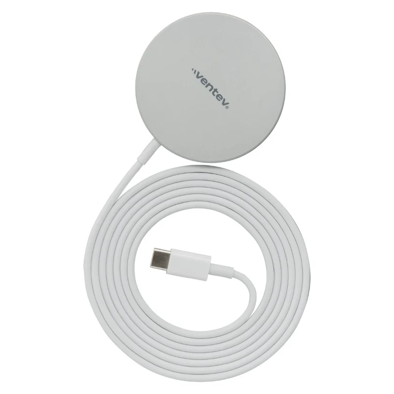 CABLE DE CARGA VENTEV CON MAGSAFE Qi2 15W GREY
