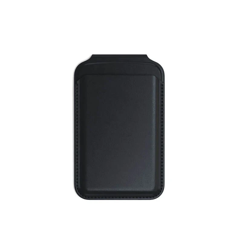 CARTERA MAGNETICA DE CUERO VEGANO NEGRO - Image 3