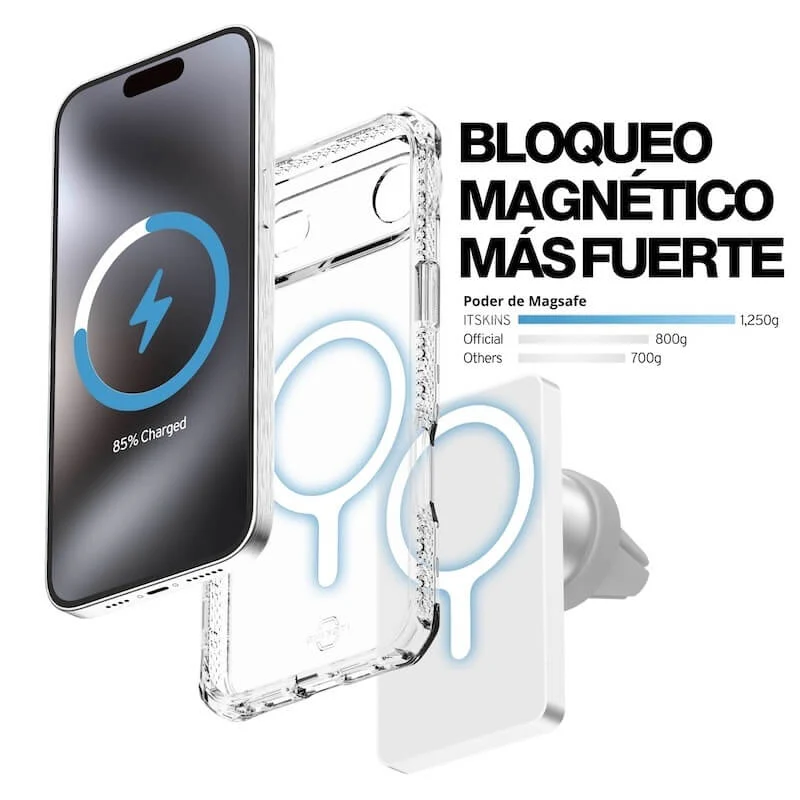 CASE ITSKINS HYBRID R TRANSLUCENT MAGSAFE IPHONE 17 AIR CLEAR - Image 4