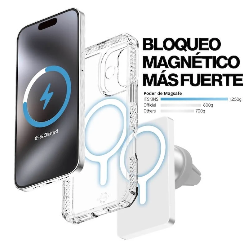 CASE ITSKINS HYBRID R TRANSLUCENT MAGSAFE IPHONE 17 CLEAR - Image 2