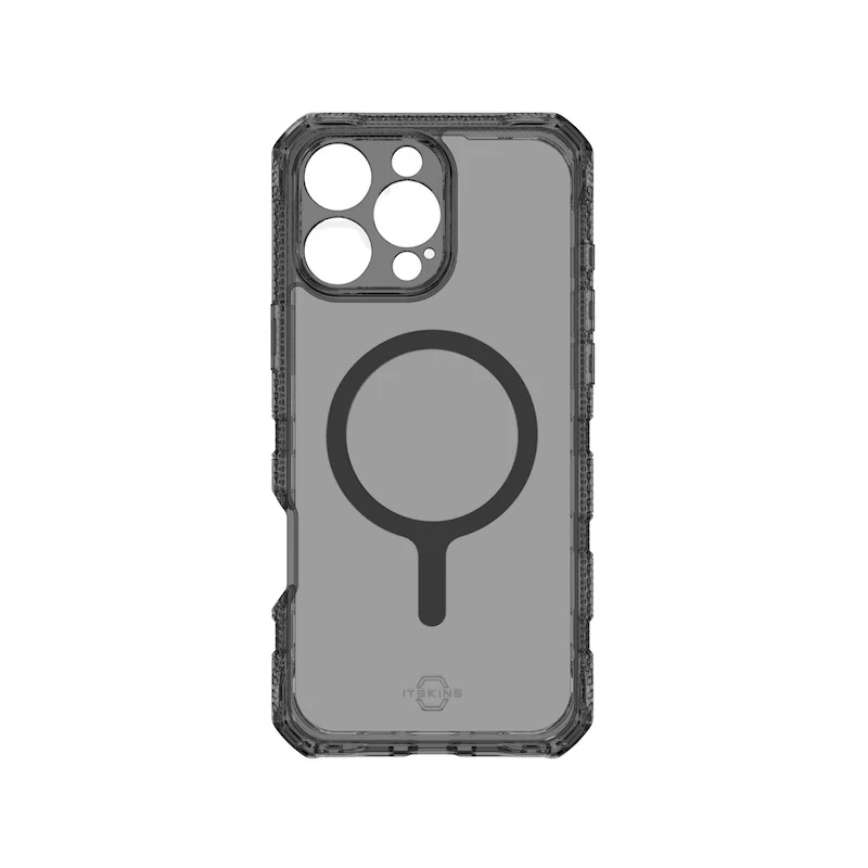 CASE ITSKINS SUPREME R CLEAR MAGSAFE IPHONE 16 PRO MAX BLACK - Image 5