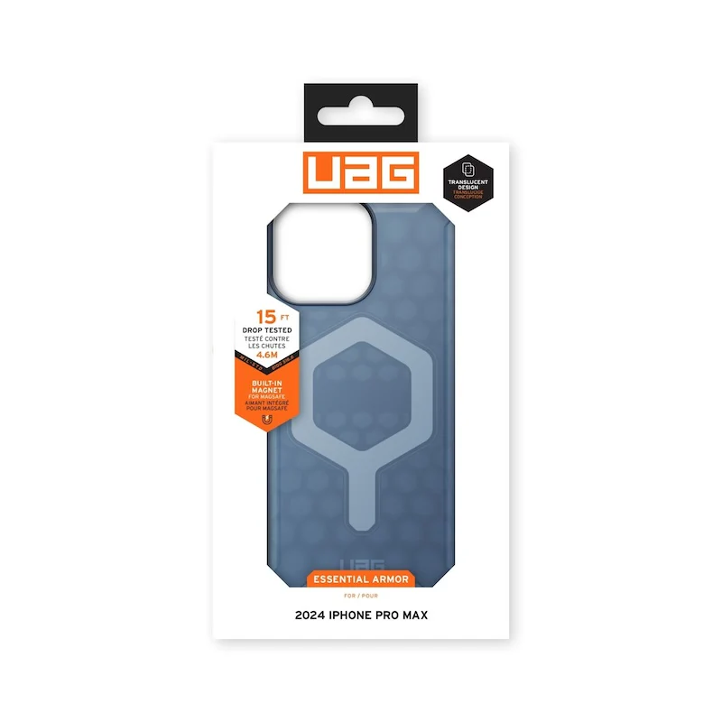 CASE UAG ESSENTIAL ARMOR MAGSAFE IPHONE 16 PRO MAX BLUE - Image 5