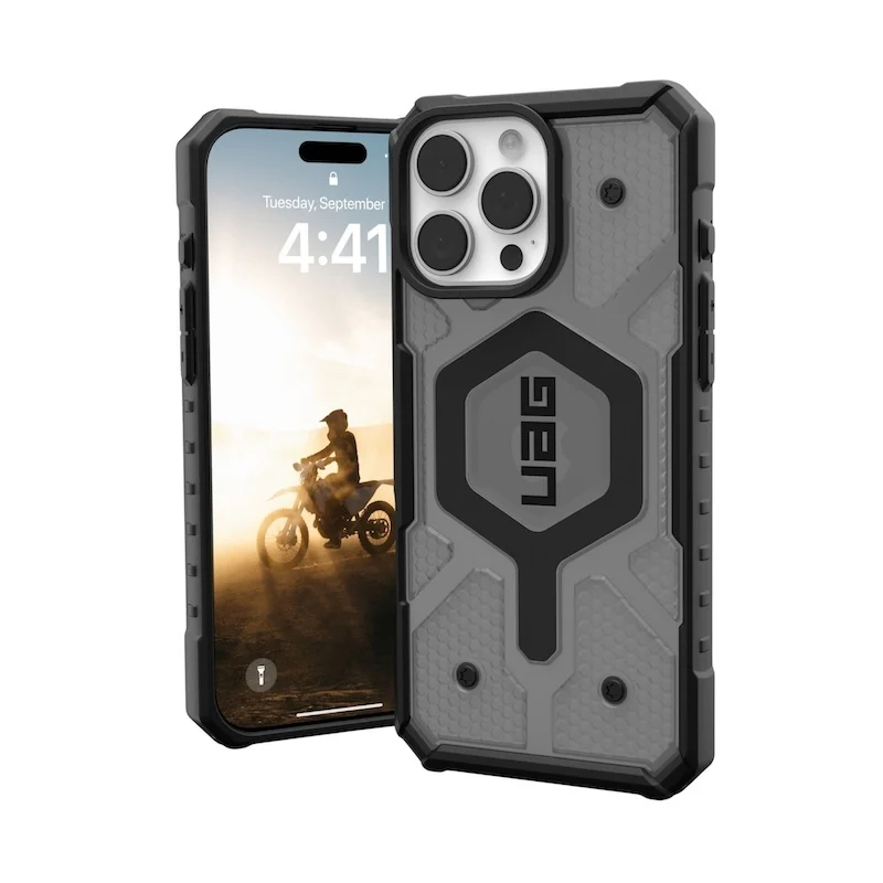 CASE UAG PATHFINDER CLEAR MAGSAFE IPHONE 16 PRO MAX  BLACK - Image 2