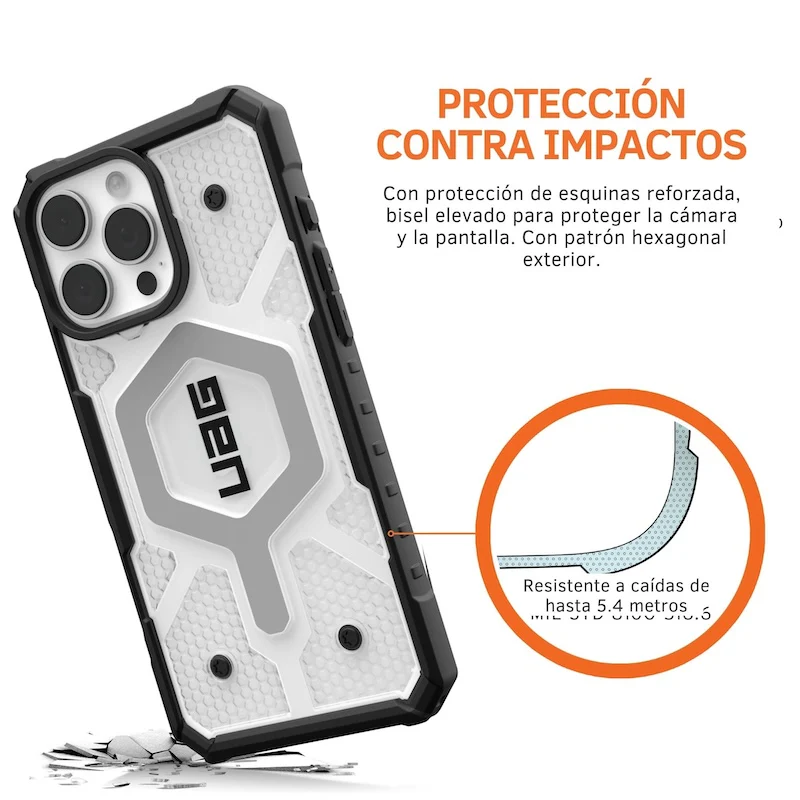 CASE UAG PATHFINDER CLEAR MAGSAFE IPHONE 16 PRO MAX  CLEAR - Image 4