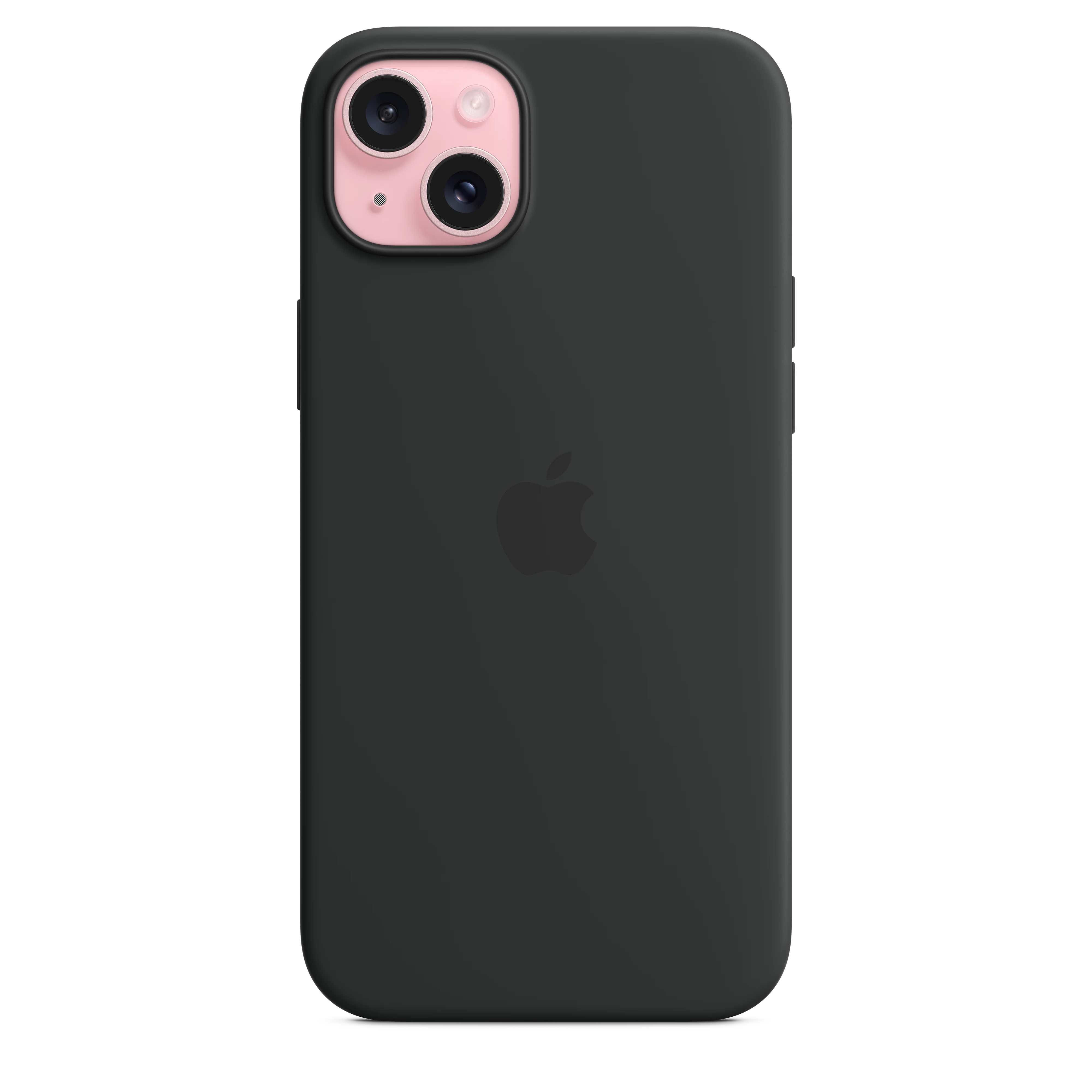 Funda de silicón con MagSafe para el iPhone 15 Plus - Negro - Image 2
