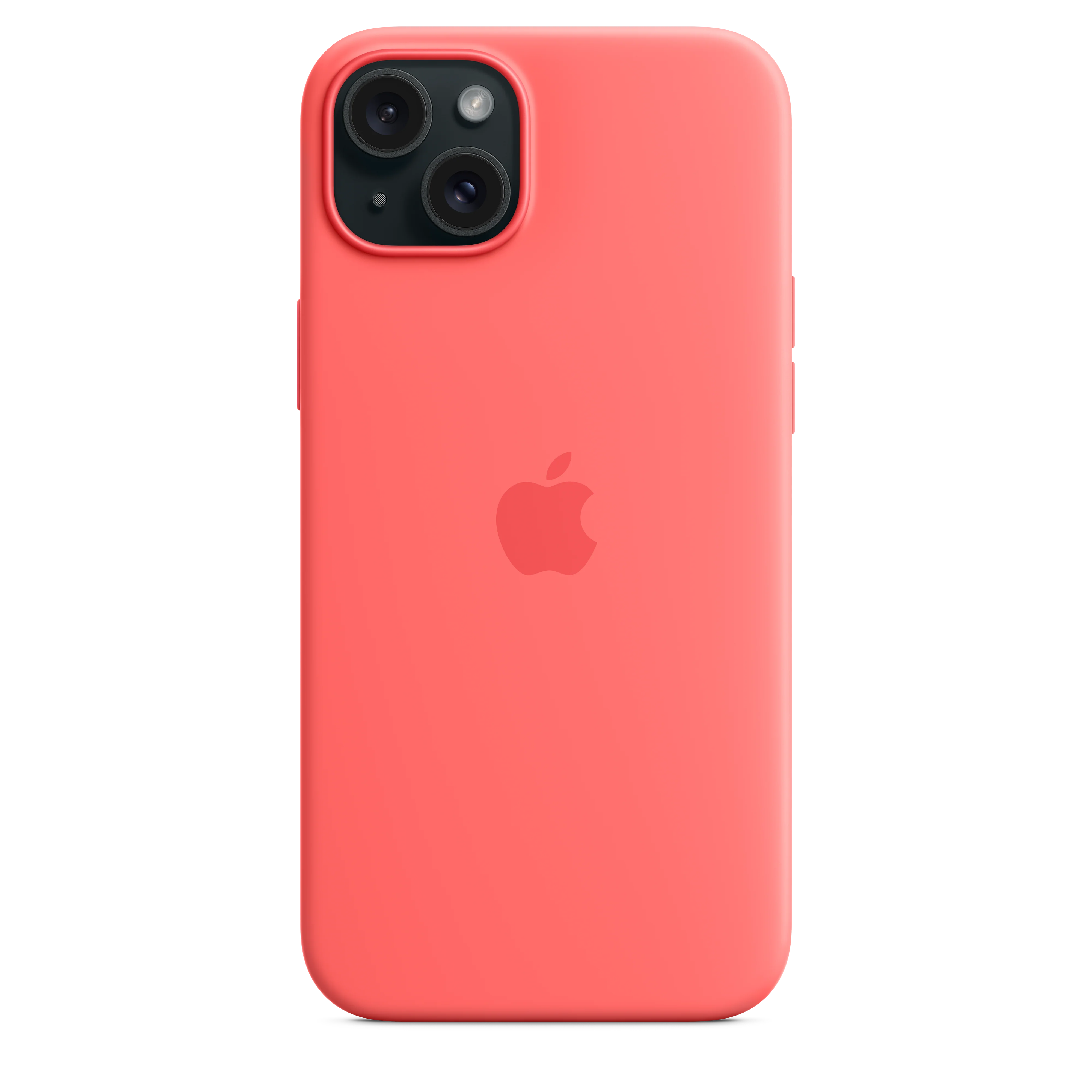 Funda de silicón con MagSafe para el iPhone 15 Plus - Color guayaba - Image 5