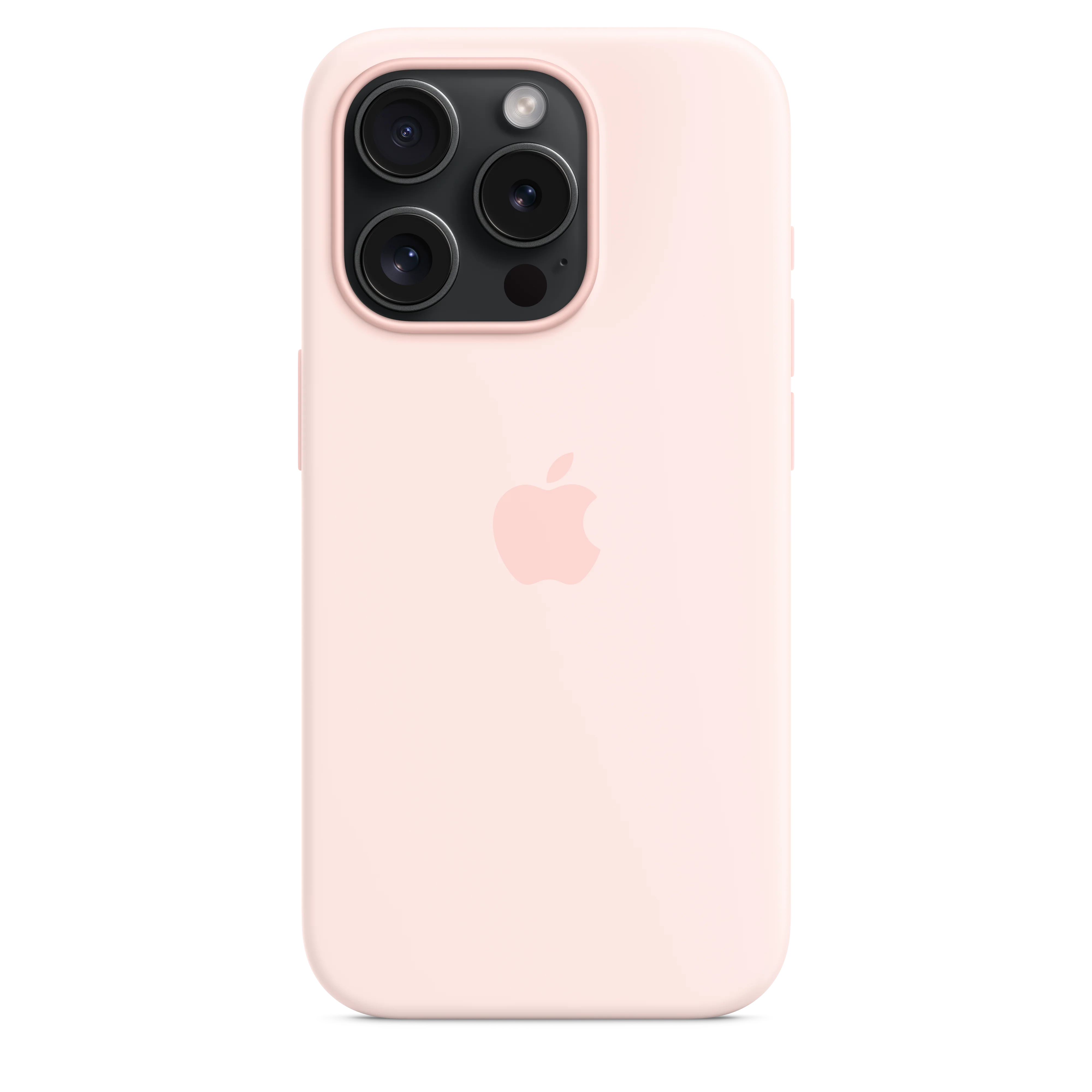Funda de silicón con MagSafe para el iPhone 15 Pro - Rosa claro - Image 4