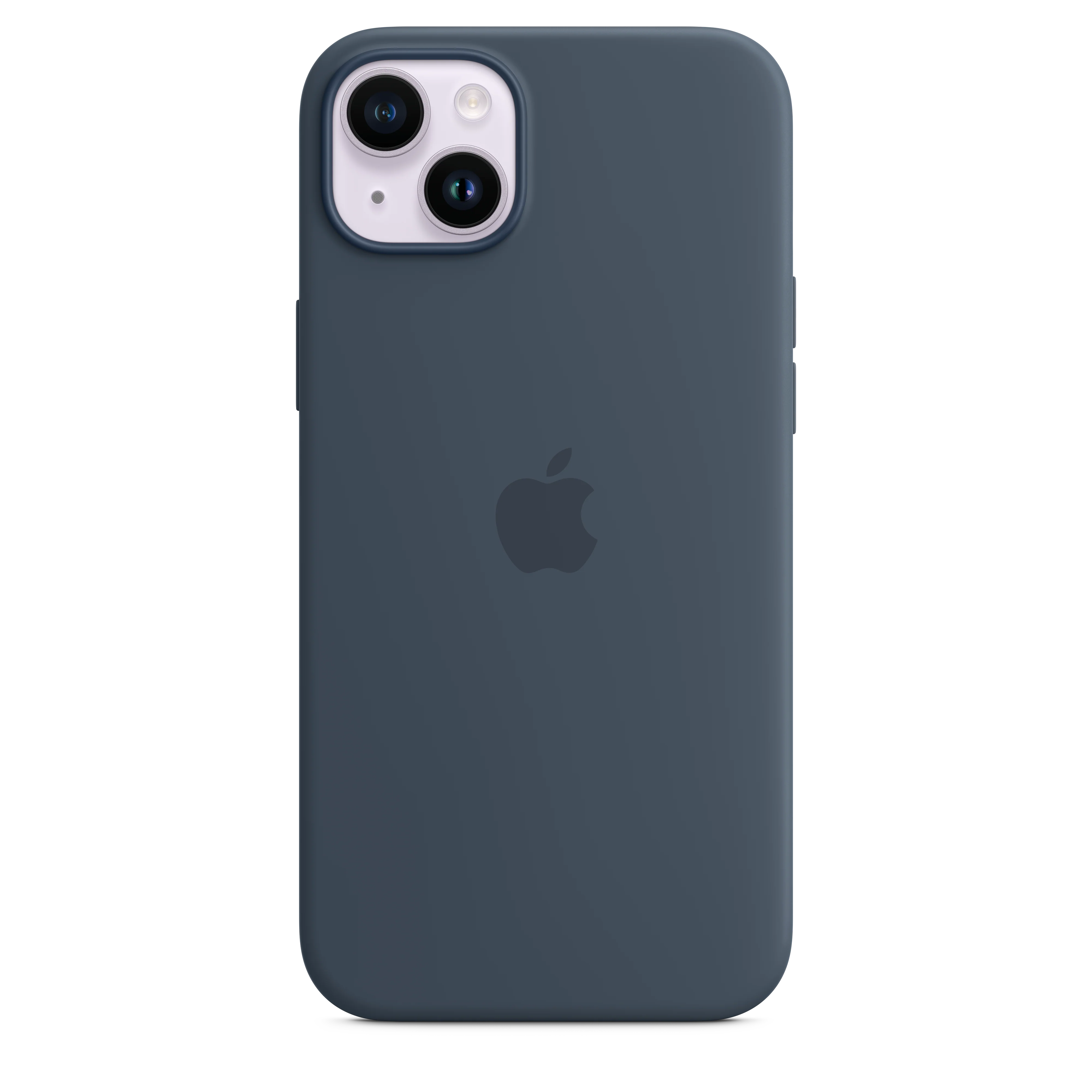 Funda de silicona con MagSafe para el iPhone 14 Plus - Azul tempestad - Image 2