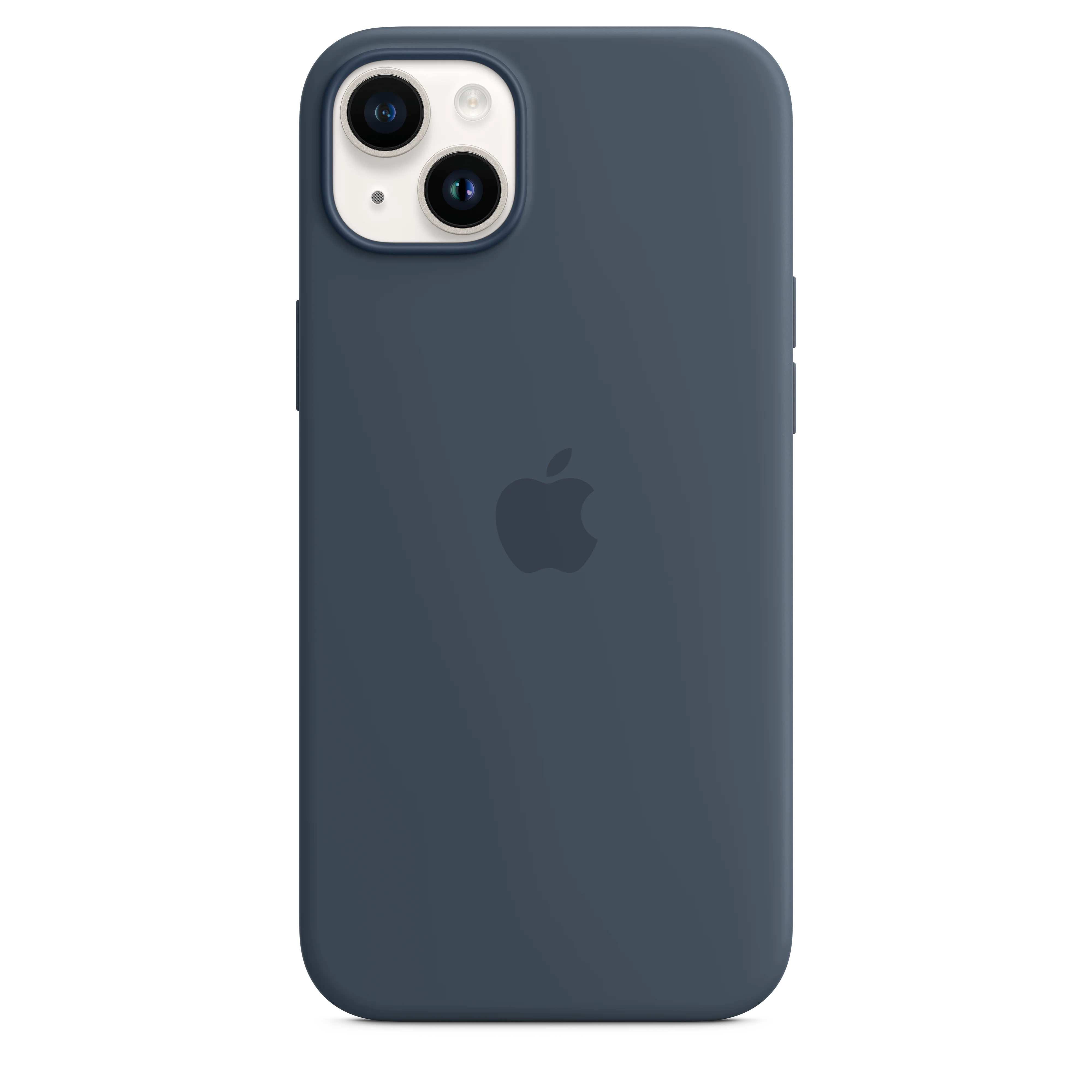 Funda de silicona con MagSafe para el iPhone 14 Plus - Azul tempestad - Image 4