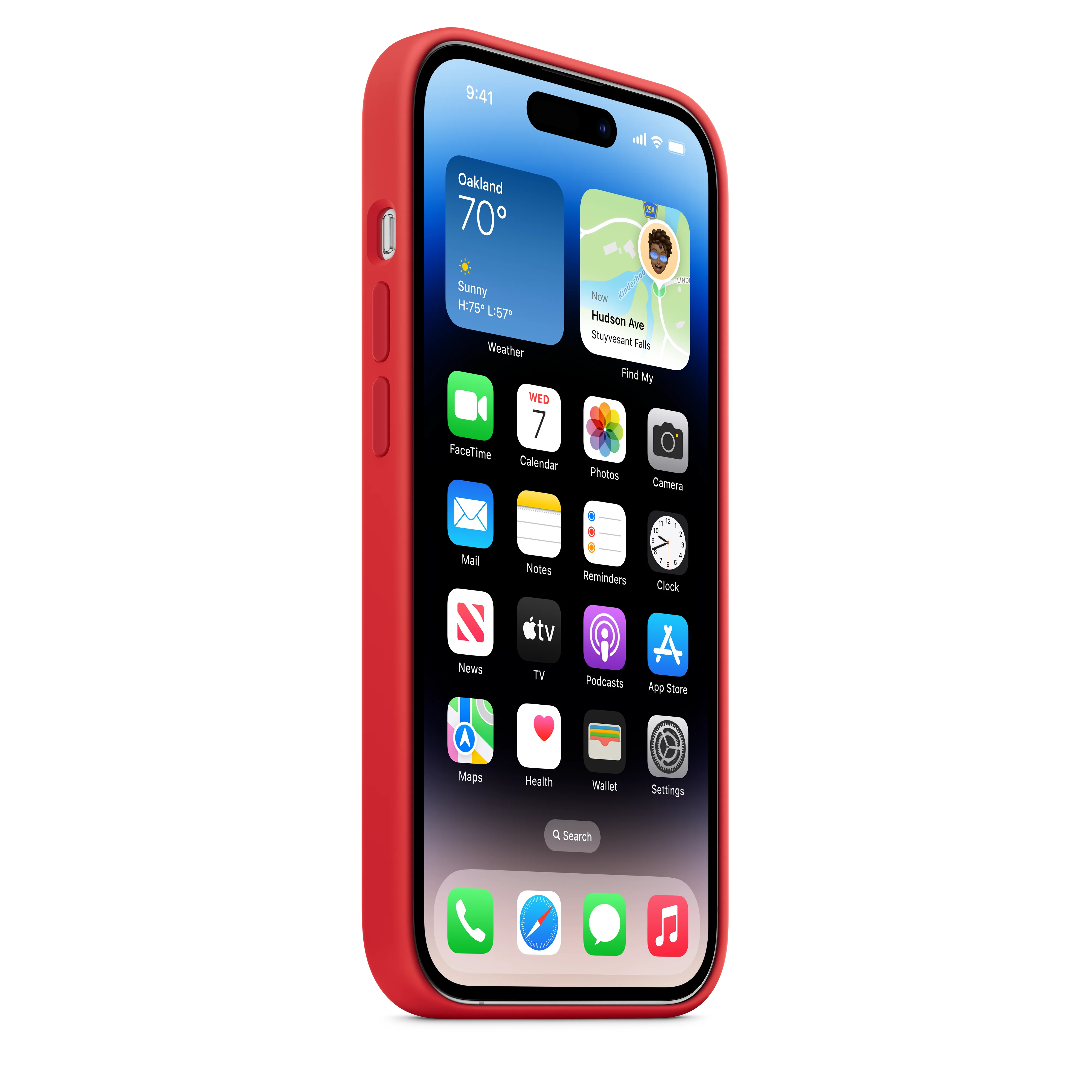 Funda de silicona con MagSafe para el iPhone 14 Pro - (PRODUCT)RED - Image 6