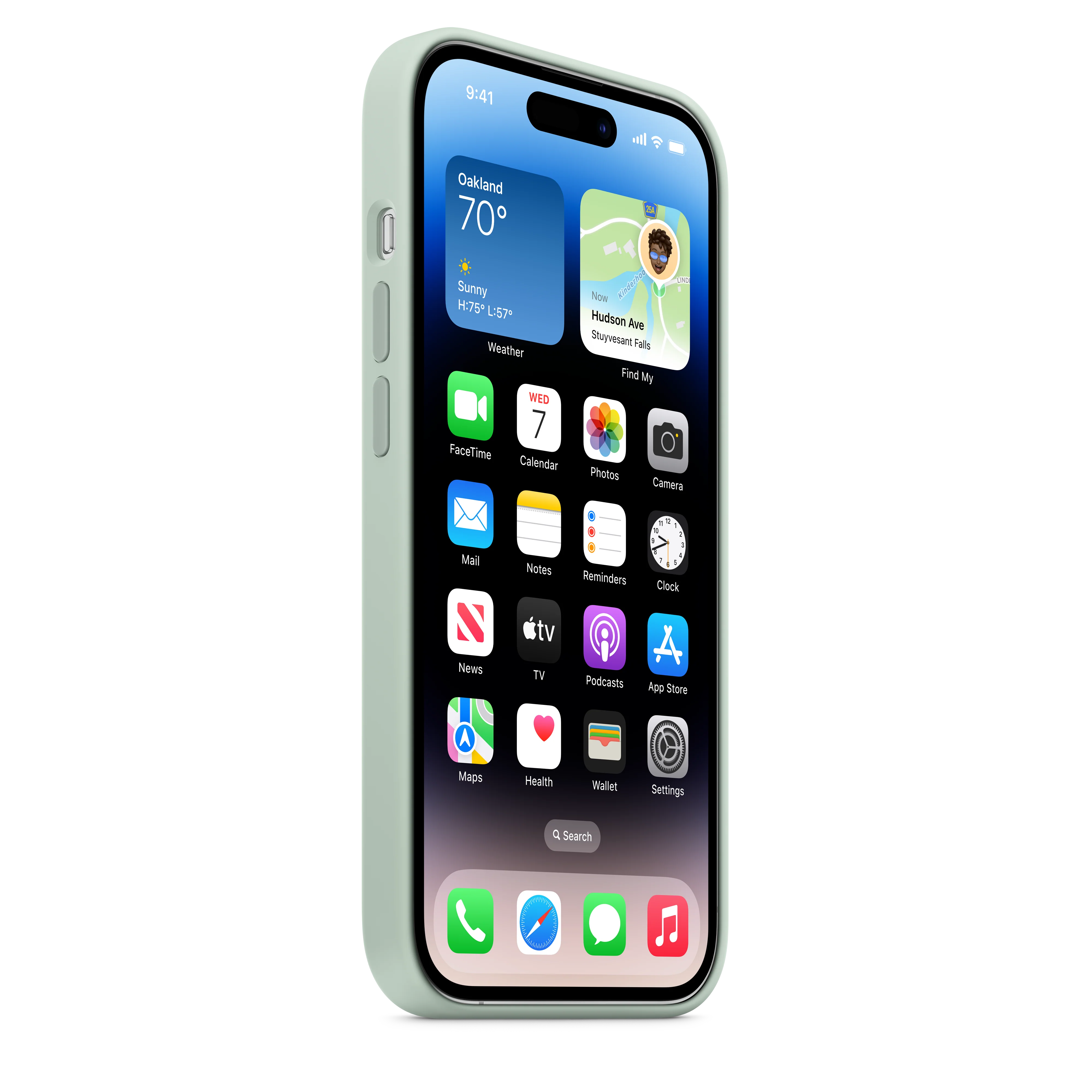 Funda de silicona con MagSafe para el iPhone 14 Pro - Suculenta - Image 6