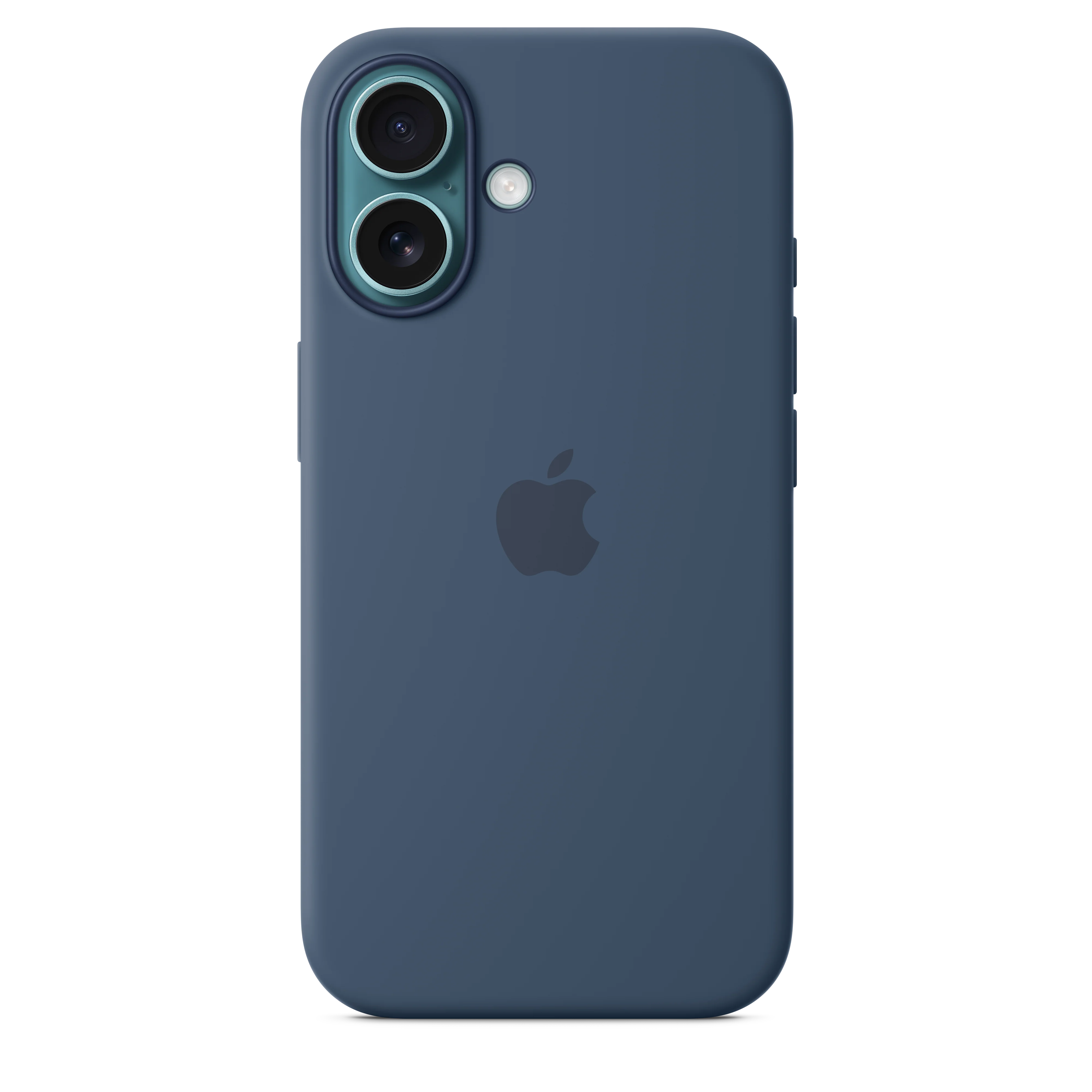 Funda de silicón con MagSafe para el iPhone 16 - Azul denim - Image 2