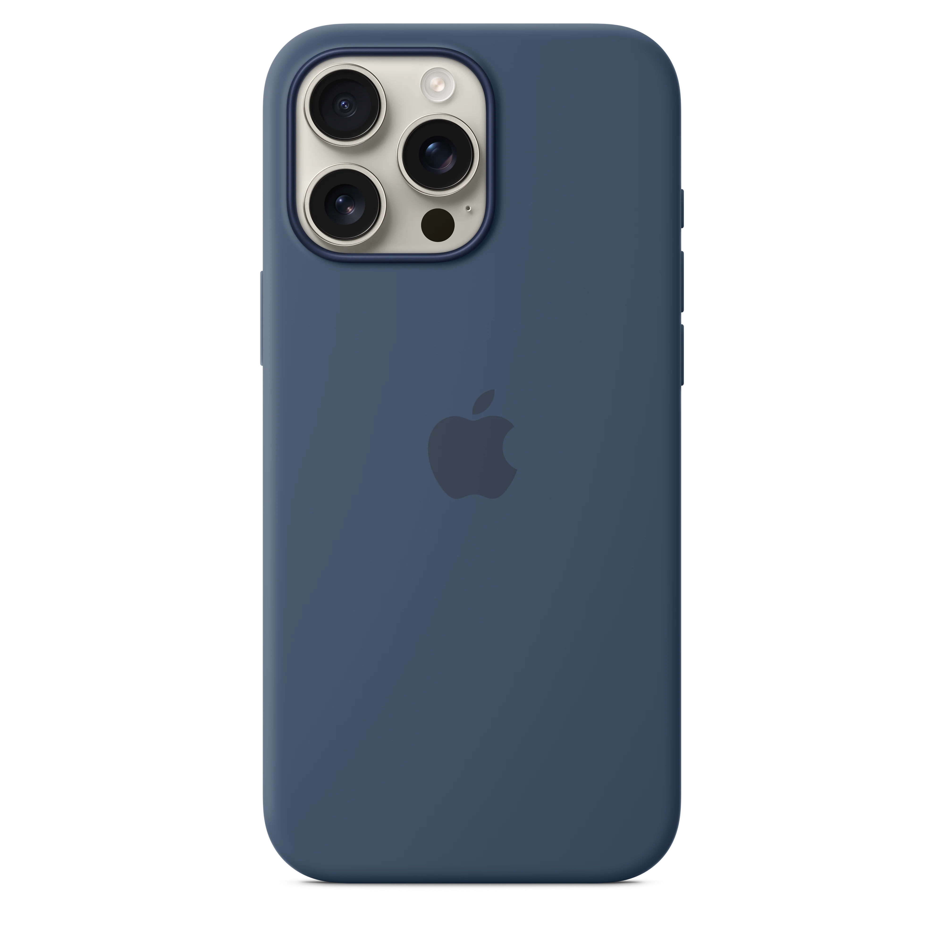 Funda de silicón con MagSafe para el iPhone 16 Pro Max - Azul denim - Image 2