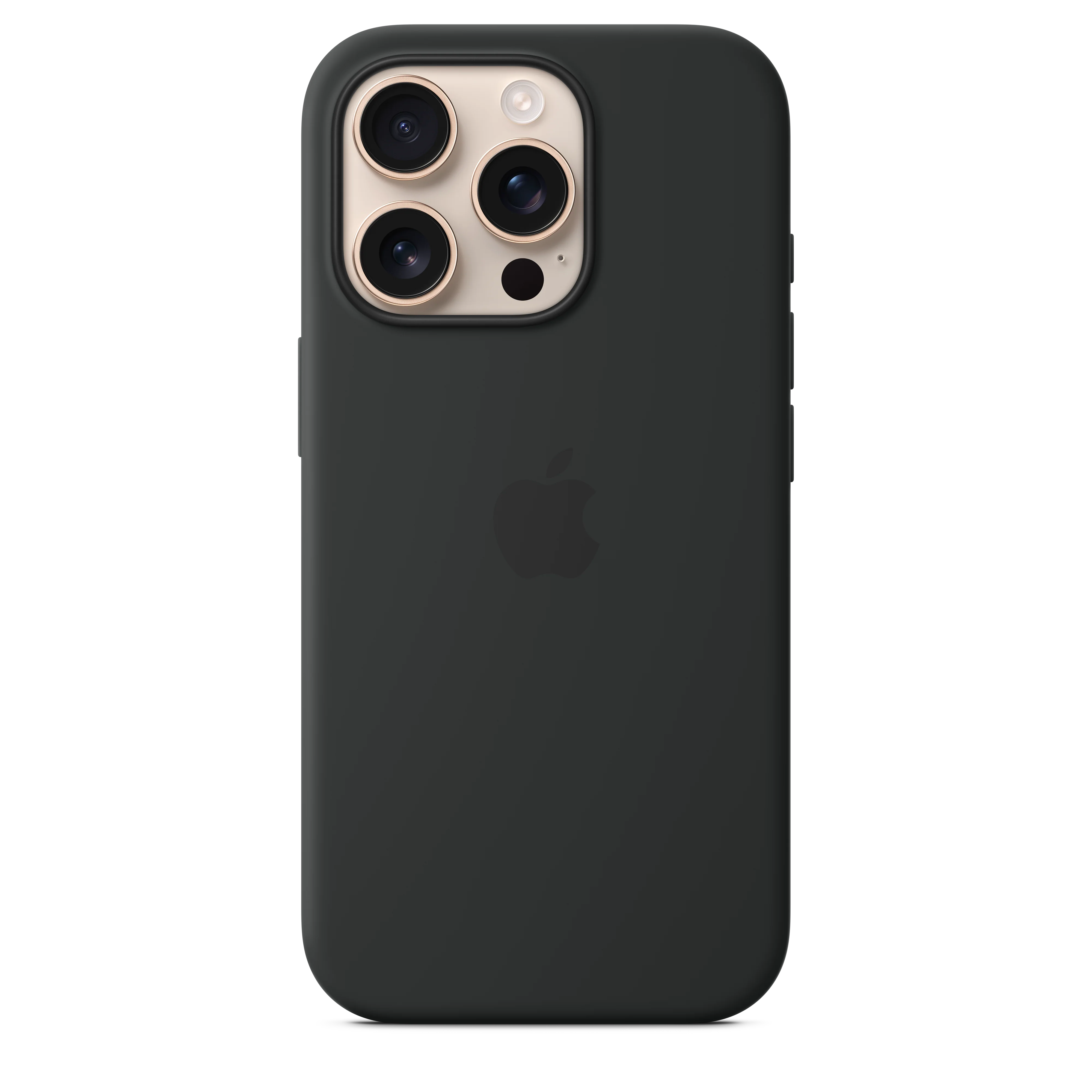 Funda de silicón con MagSafe para el iPhone 16 Pro - Negro