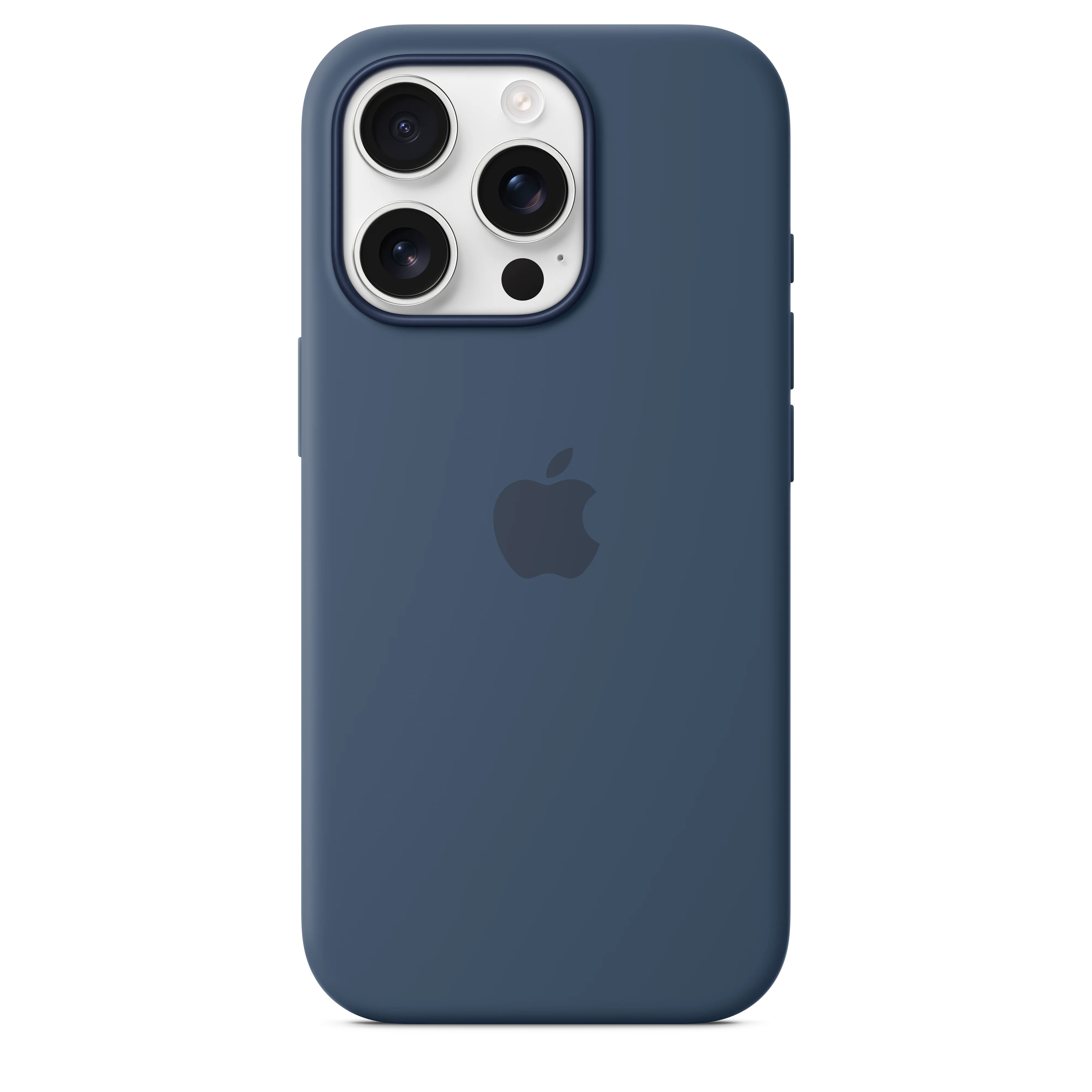 Funda de silicón con MagSafe para el iPhone 16 Pro - Azul denim - Image 3