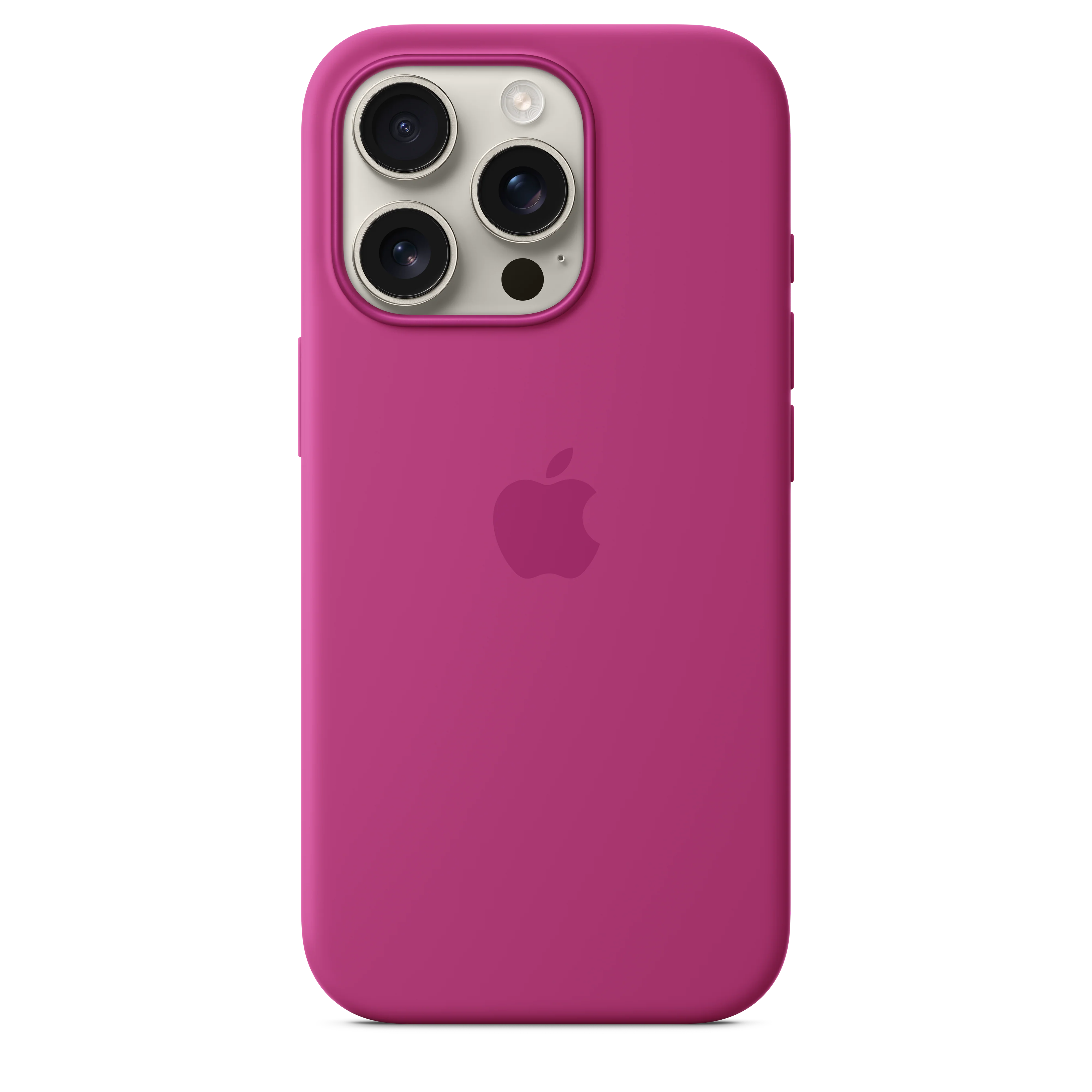 Funda de silicón con MagSafe para el iPhone 16 Pro - Fucsia - Image 2