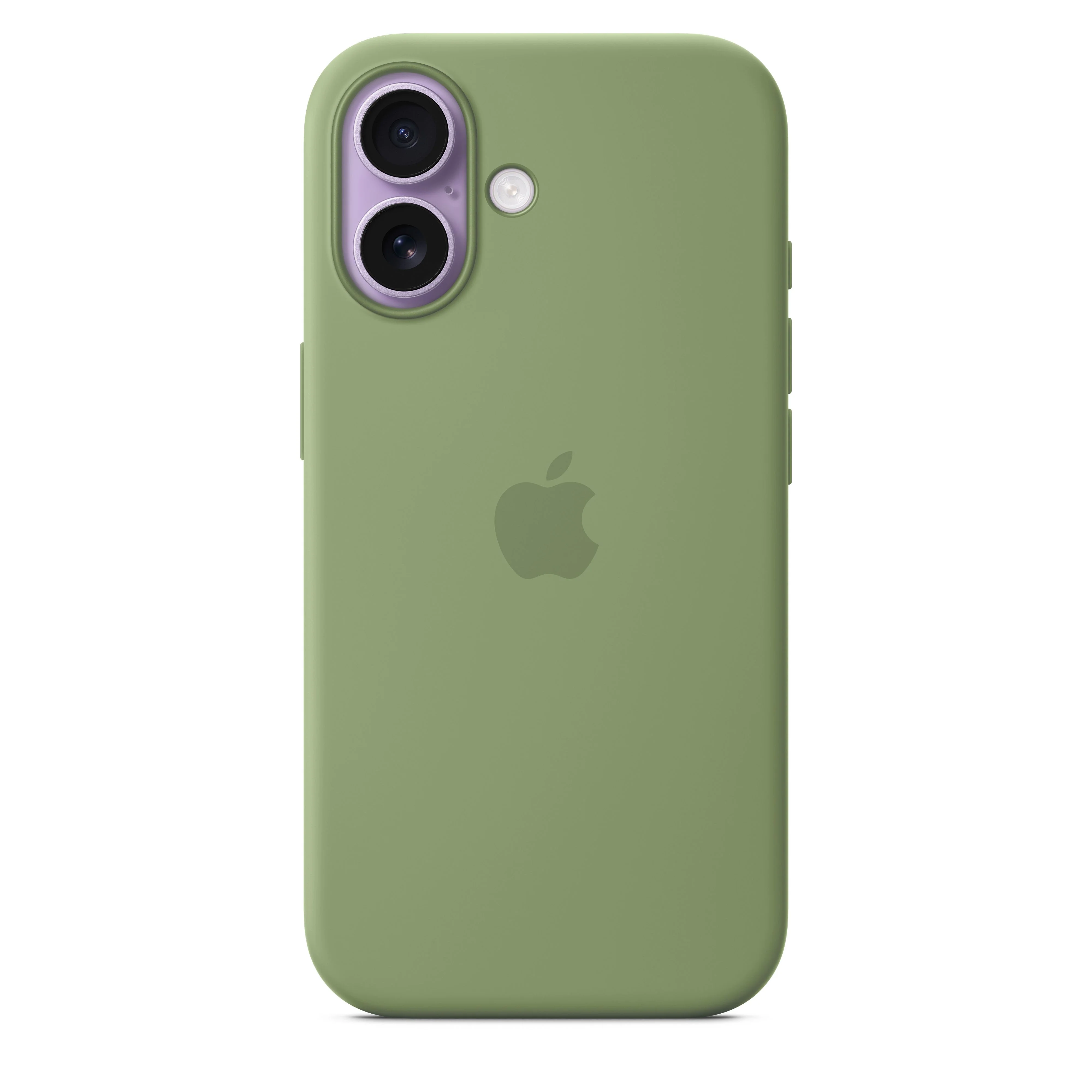 Funda de silicón con MagSafe para el iPhone 17 – Color musgo claro