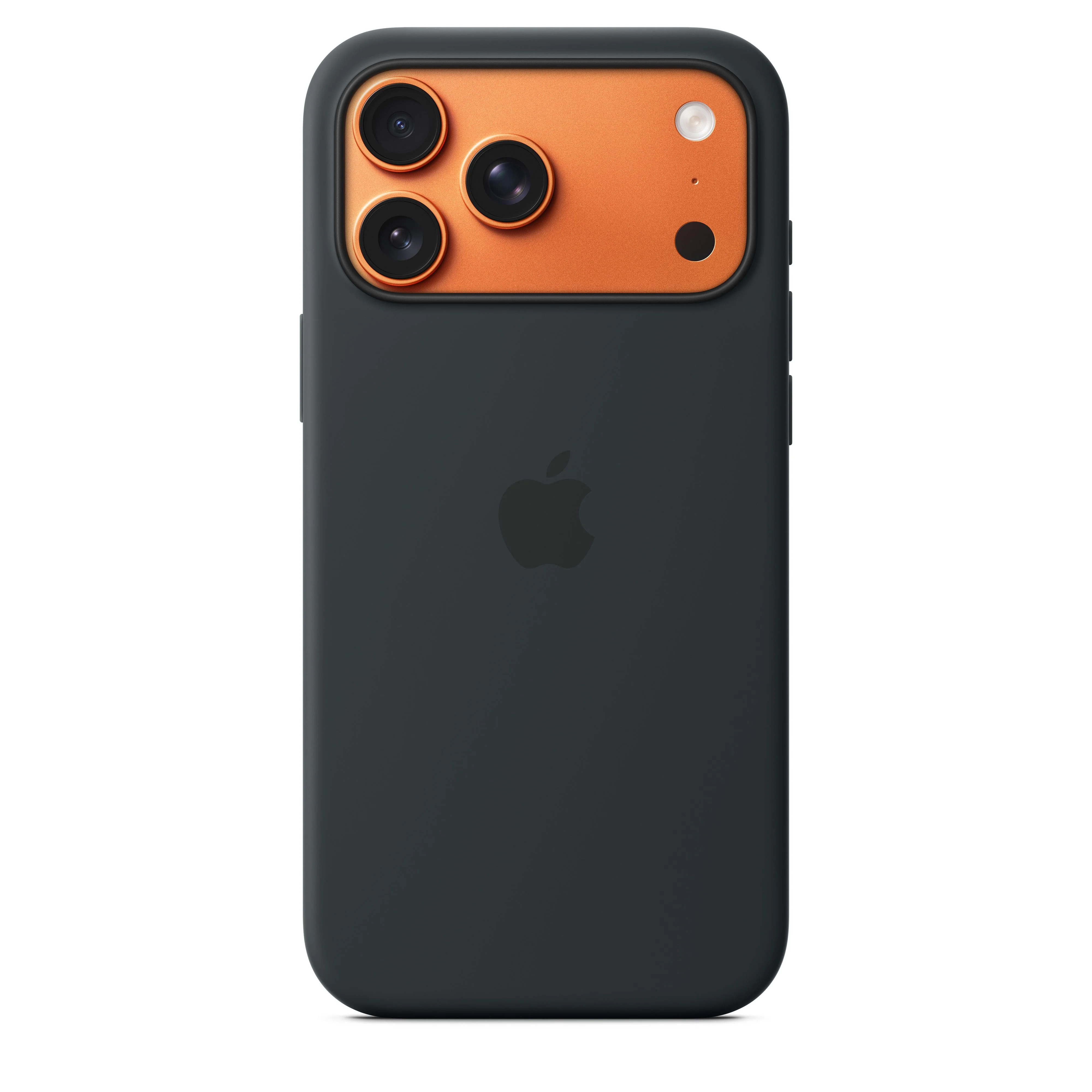 Funda de silicón con MagSafe para el iPhone 17 Pro Max – Negro