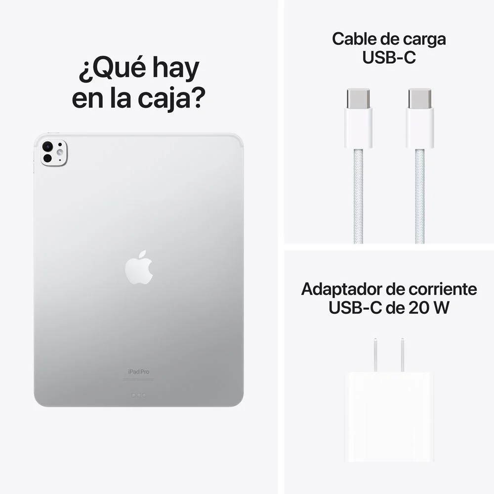 iPad Pro de 13 pulgadas Wi-Fi 256 GB Vidrio estándar - Plata (M4) - Image 10